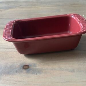 Longaberger mini loaf dish